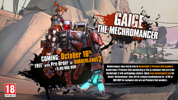 borderlands 2 mechromancer pack download borderlands 2 mechromancer pack download