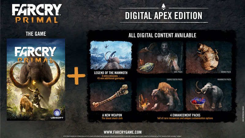 Far Cry Primal Digital Apex Edition