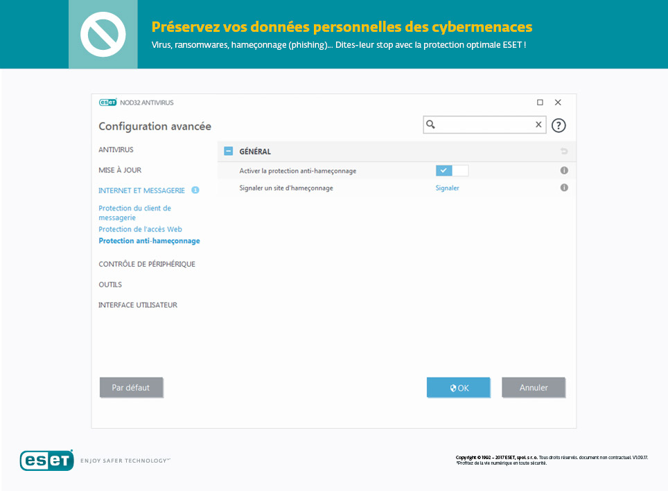 Configuration INTERNET SECURITY Edition 2018