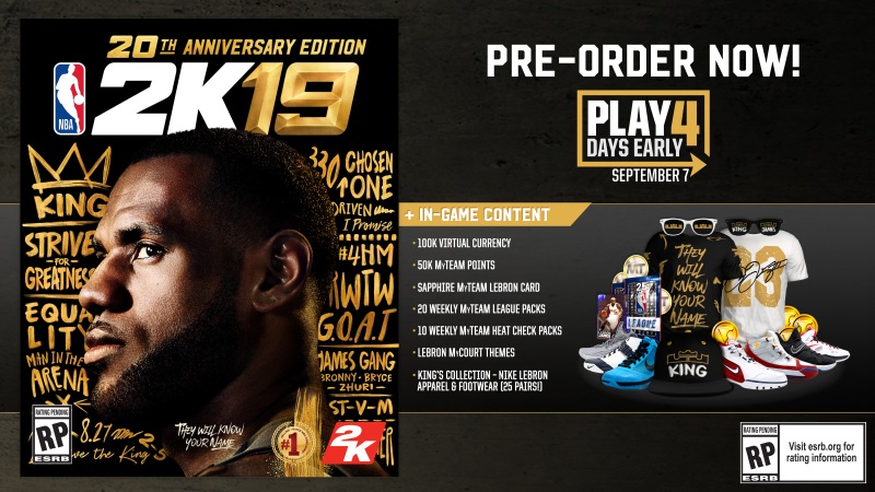 NBA 2K19 20th Anniversary Edition