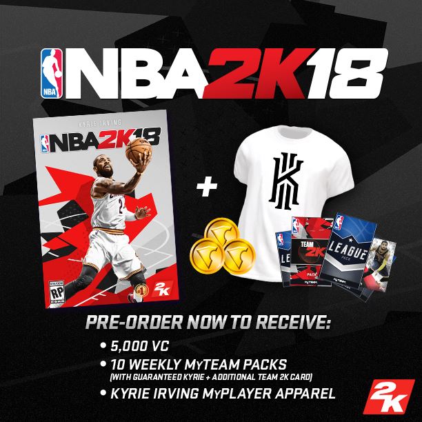 NBA 2K18 Preorder offer