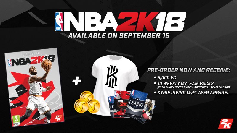 NBA 2K18 Preorder offer