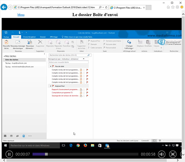 Formation à Excel® 2016