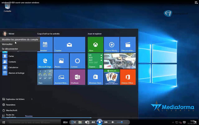Formation à Windows 10