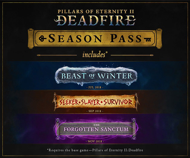 Pillars of Eternity II: Deadfire - Season Pass