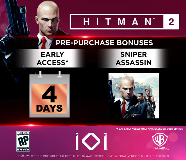 Hitman2 pre-order